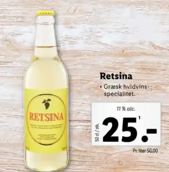 Lidl Retsina tilbud