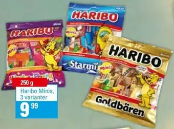 zur Krone Haribo Minis, 3 Varianter 250g tilbud