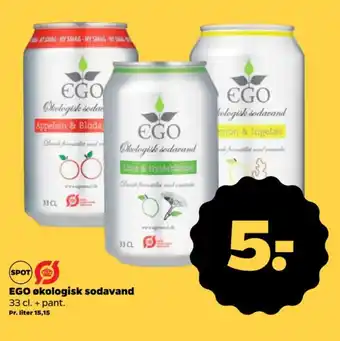Netto EGO økologisk sodavand tilbud