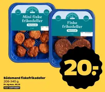 Netto Bådsmand fiskefrikadeller tilbud