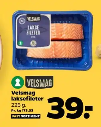 Netto Velsmag laksefileter tilbud