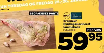 Netto Premieur hvidløgsmarineret lammekølle tilbud