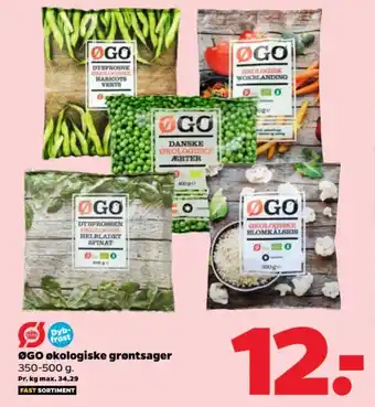 Netto ØGO økologiske grøntsager tilbud