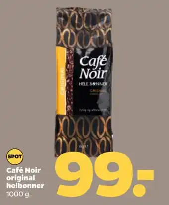Netto Café Noir original helbønner tilbud