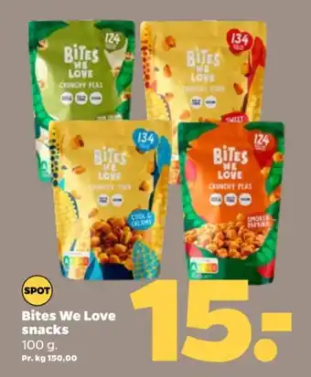Netto Bites We Love snacks tilbud