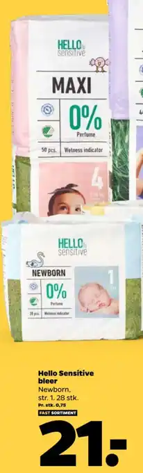 Netto Hello Sensitive bleer tilbud
