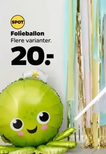 Netto Folieballon tilbud