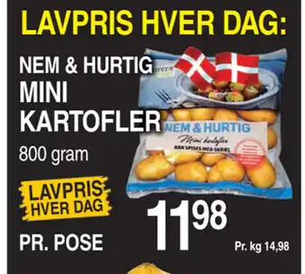 ABC Lavpris Mini kartofler tilbud