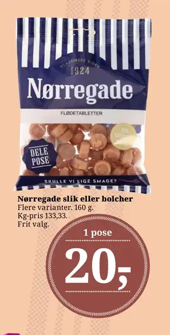 Dagli'Brugsen Nørregade slik eller bolcher tilbud