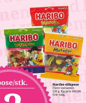 Dagli'Brugsen Haribo slikpose tilbud
