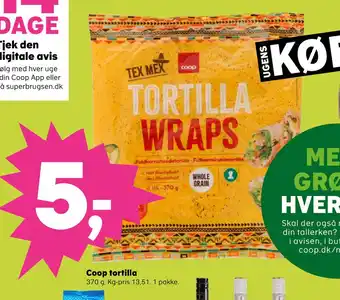 SuperBrugsen Coop tortilla tilbud