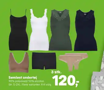 Kvickly Sømløst undertøj tilbud