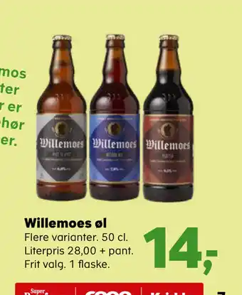SuperBrugsen Willemoes øl tilbud