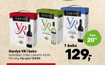 SuperBrugsen Hardys vr i boks tilbud