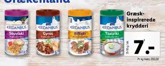 Lidl Græskinspirerede krydderi tilbud