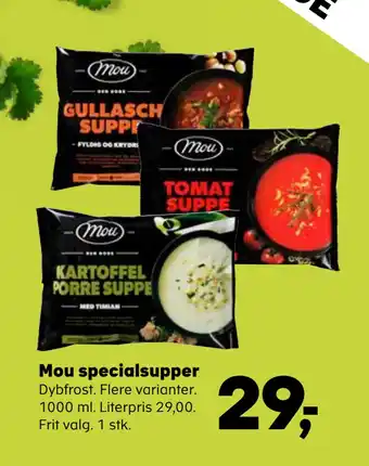 SuperBrugsen Mou specialsupper tilbud