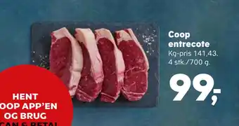 SuperBrugsen Coop entrecote tilbud