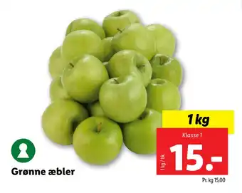 Lidl Grønne æbler tilbud