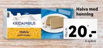Lidl Halva med honning tilbud