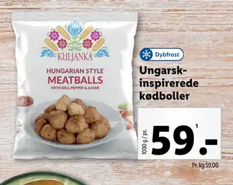Lidl Ungarskinspirerede kødboller tilbud