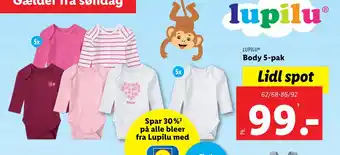 Lidl Body 5-pak tilbud