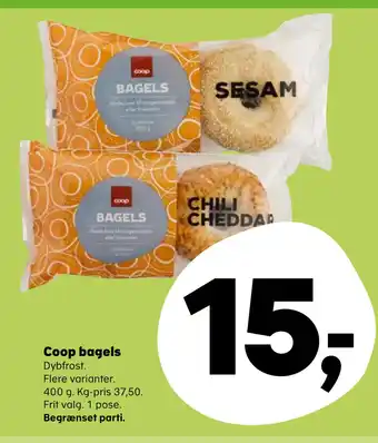 SuperBrugsen Coop bagels tilbud