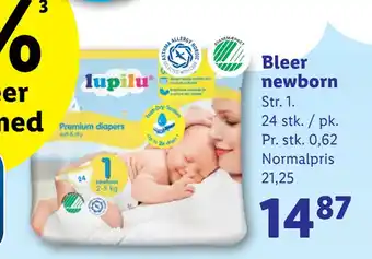 Lidl Bleer newborn tilbud
