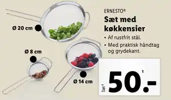Lidl Sæt med køkkensier tilbud