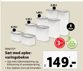 Sæt med opbevaringsbokse