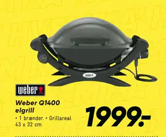 Bilka Weber q1400 elgrill tilbud