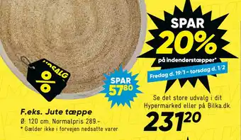 Jute tæppe