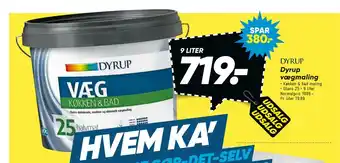 Bilka Dyrup vægmaling tilbud