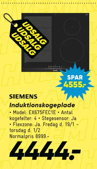 Bilka Induktionskogeplade tilbud