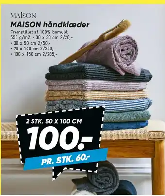Bilka Maison håndklæder tilbud