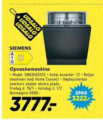 Bilka Opvaskemaskine tilbud