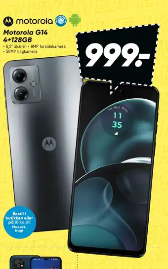 Bilka Motorola g14 4+128gb tilbud