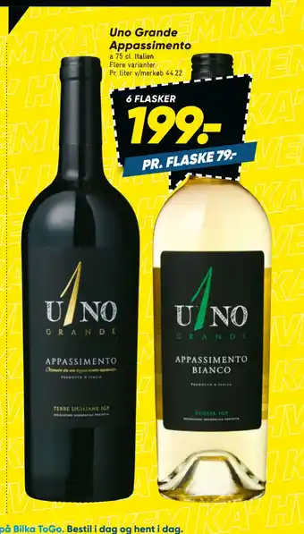 Bilka Uno grande appassimento tilbud