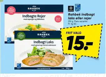 Bilka Rahbek indbagt laks eller rejer tilbud