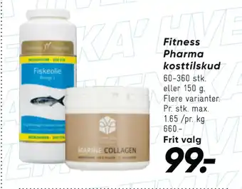 Bilka Fitness pharma kosttilskud tilbud