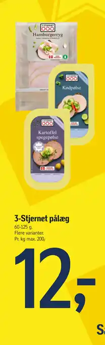 Føtex 3-stjernet pålæg tilbud