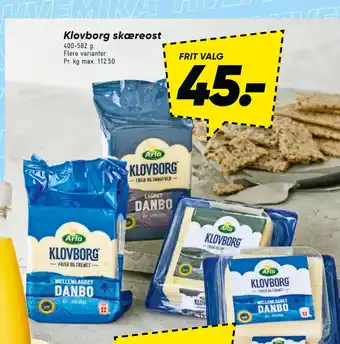 Bilka Klovborg skæreost tilbud
