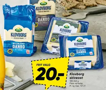 Bilka Klovborg skiveost tilbud