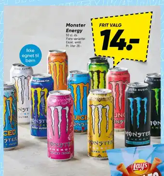 Bilka Monster energy tilbud