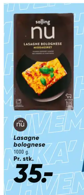 Bilka Lasagne bolognese tilbud