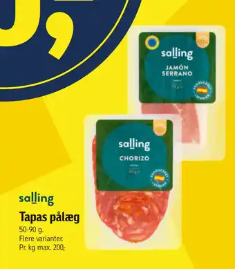 Føtex Tapas pålæg tilbud