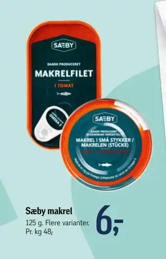 Føtex Sæby makrel tilbud