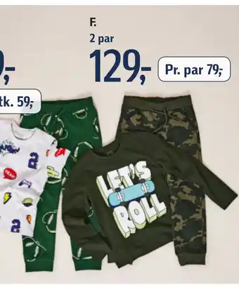 Føtex Sweatbukser tilbud