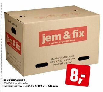 jem & fix Flyttekasser tilbud