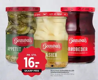 MENY Beauvais survarer eller herregårdsrødkål tilbud