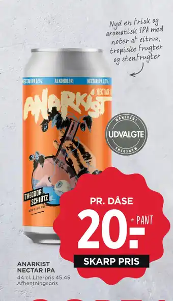MENY Anarkist nectar ipa tilbud